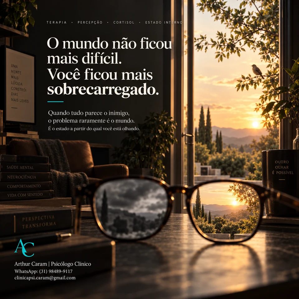 Arte original do post: Quando a sobrecarga muda a forma de perceber o mundo