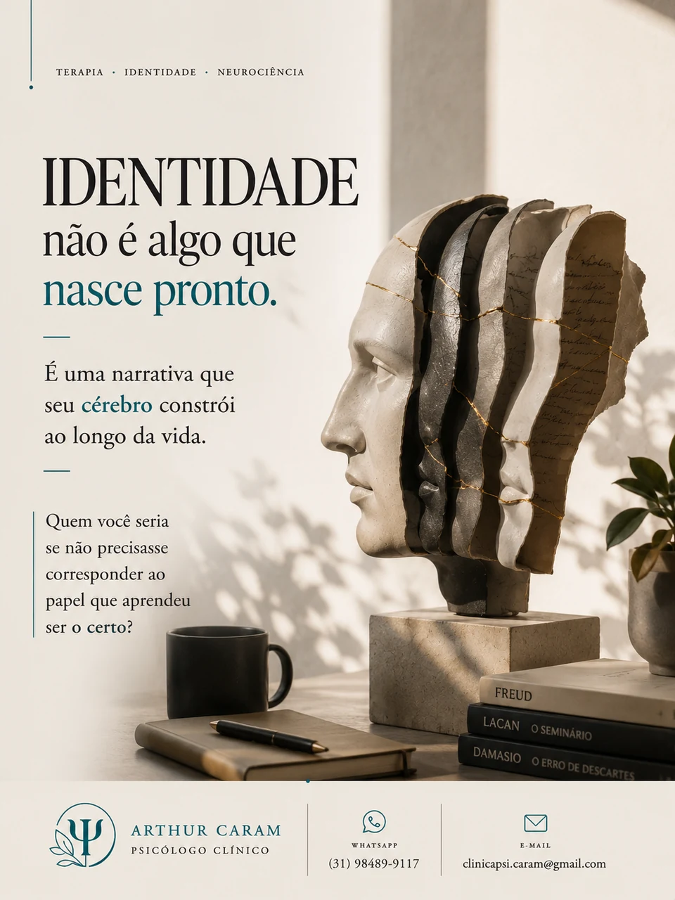 Arte original do post: Quem você seria se ninguém precisasse aprovar?