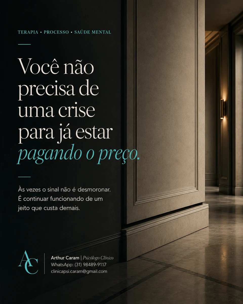 Arte original do post: Você sente que algo está errado. Mas não sabe bem o quê.
