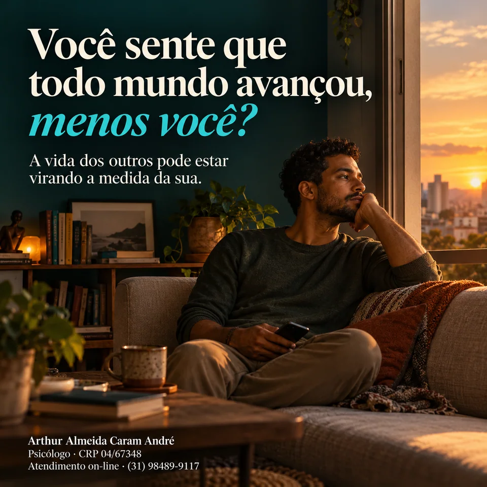 Arte do artigo: Você sente que todo mundo avançou, menos você?